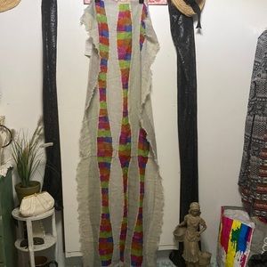 AVILA Inspired Design (26.5”W 70”L 100% Wool Scarf Sz L NWT